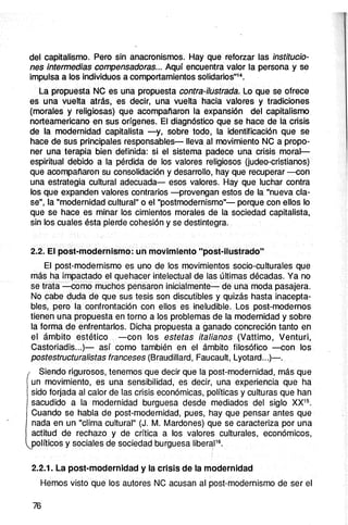 La crisis de la modernidad | PDF