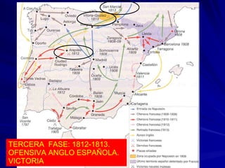 TERCERA FASE: 1812-1813.
OFENSIVA ANGLO ESPAÑOLA.
VICTORIA
 