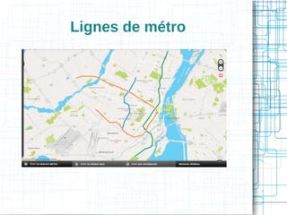 Lignes de métro

 