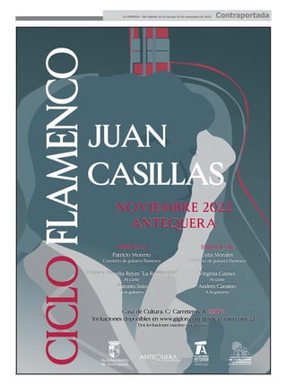 LA CRÓNICA - Del sábado 19 al viernes 25 de noviembre de 2022 Contraportada
 