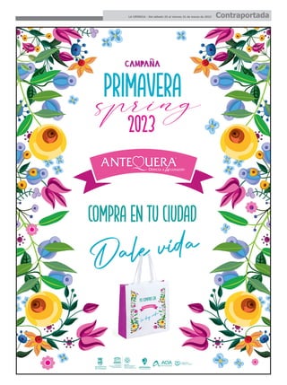 LA CRÓNICA - Del sábado 25 al viernes 31 de marzo de 2023 Contraportada
 