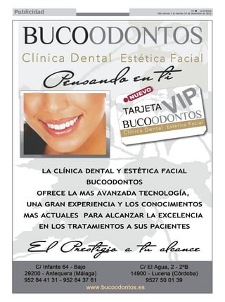 Publicidad                                  39      La Crónica
             Del viernes 7 al viernes 14 de diciembre de 2012
 