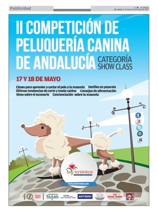 11 La Crónica
Del sábado 4 al viernes 10 de mayo de 2013Publicidad
 