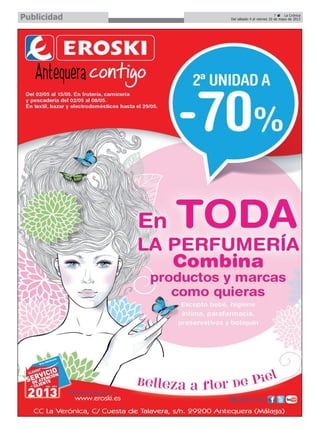 7 La Crónica
Del sábado 4 al viernes 10 de mayo de 2013Publicidad
 