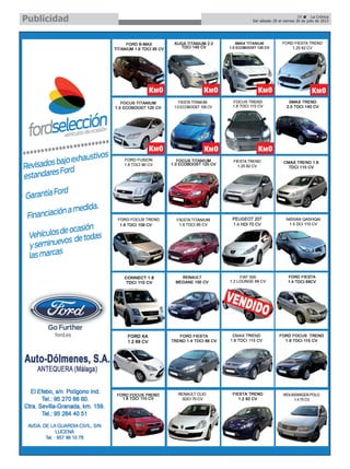 39 La Crónica
Del sábado 20 al viernes 26 de julio de 2013Publicidad
 