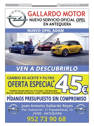 Publicidad

17
La Crónica
Del sábado 26 de octubre al viernes 1 de noviembre de 2013

 