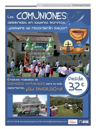 Del sábado 26 de octubre al viernes 1 de noviembre de 2013

Contraportada

 