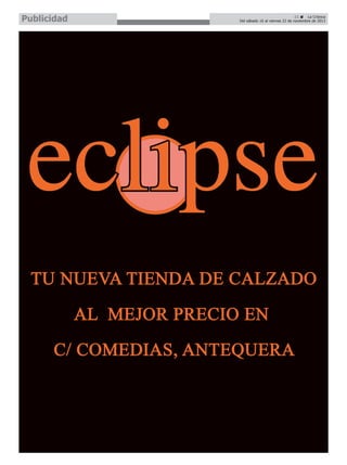 Publicidad

11
La Crónica
Del sábado 16 al viernes 22 de noviembre de 2013

 