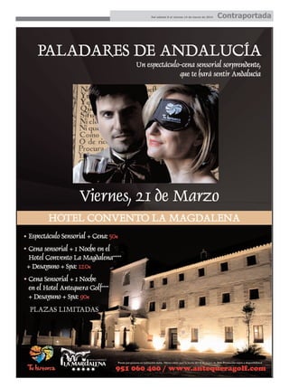 Del sábado 8 al viernes 14 de marzo de 2014

Contraportada

 