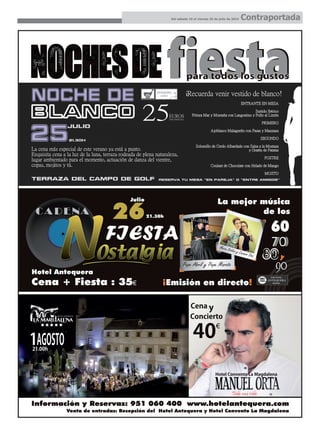 Del sábado 19 al viernes 25 de julio de 2014 Contraportada
 