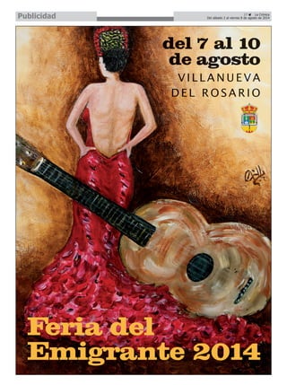 27 La Crónica
Del sábado 2 al viernes 8 de agosto de 2014Publicidad
 