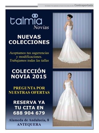 Del sábado 27 de septiembre al viernes 3 de octubre de 2014 Contraportada
 