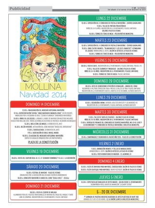 Publicidad 
29 É La Crónica 
Del sábado 13 al viernes 19 de diciembre de 2014  