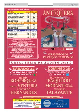 9 La Crónica
Del viernes 14 al viernes 28 de agosto de 2015Publicidad
 