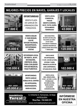 33 ç La Crónica
Del sábado 17 al viernes 23 de octubre de 2015Publicidad
 