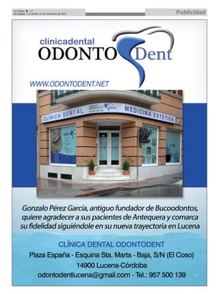 La Crónica 12
Del sábado 7 al viernes 13 de noviembre de 2015
ç
Publicidad
 