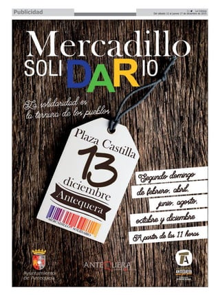 11 ç La Crónica
Del sábado 12 al jueves 17 de diciembre de 2015Publicidad
 