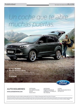 39 ç La Crónica
Del viernes 18 al viernes 25 de diciembre de 2015Publicidad
 