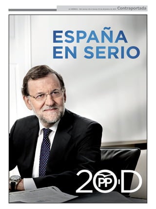 LA CRÓNICA - Del viernes 18 al viernes 25 de diciembre de 2015 Contraportada
 