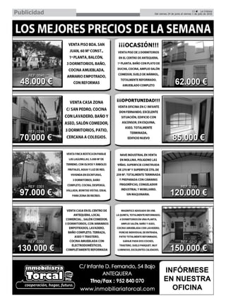 15 ç La Crónica
Del viernes 24 de junio al viernes 1 de julio de 2016Publicidad
 