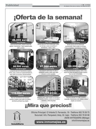 33 ç La Crónica
Del sábado 28 de enero al viernes 3 de febrero de 2017Publicidad
 