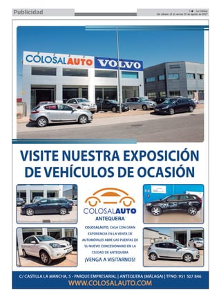 9 ç La Crónica
Del sábado 12 al viernes 25 de agosto de 2017Publicidad
 