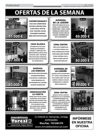 13 ç La Crónica
Del sábado 26 de agosto al viernes 1 de septiembre de 2017Publicidad
 