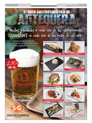 11 ç La Crónica
Del sábado 10 al viernes 16 de marzo de 2018Publicidad
 