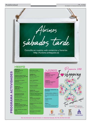 7 ç La Crónica
Del sábado 12 al viernes 18 de mayo de 2018Publicidad
 