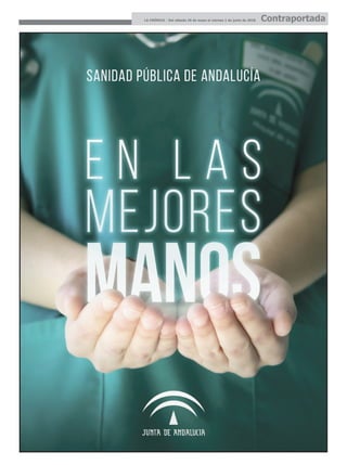 LA CRÓNICA - Del sábado 26 de mayo al viernes 1 de junio de 2018 Contraportada
 