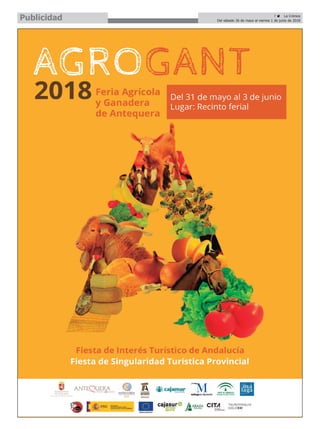 7 ç La Crónica
Del sábado 26 de mayo al viernes 1 de junio de 2018Publicidad
 