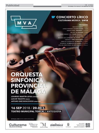 7 ç La Crónica
Del sábado 15 al viernes 21 de septiembre de 2018Publicidad
 