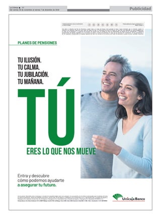 PublicidadLa Crónica 34
Del viernes 30 de noviembre al viernes 7 de diciembre de 2018
ç
 