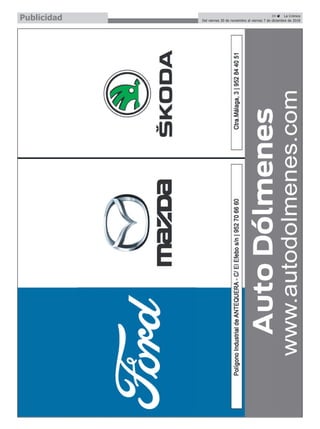 39 ç La Crónica
Del viernes 30 de noviembre al viernes 7 de diciembre de 2018Publicidad
 