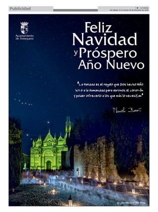 7 ç La Crónica
Del sábado 22 al viernes 28 de diciembre de 2018Publicidad
 