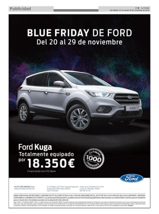 39 ç La Crónica
Del sábado 23 al viernes 29 de noviembre de 2019Publicidad
 