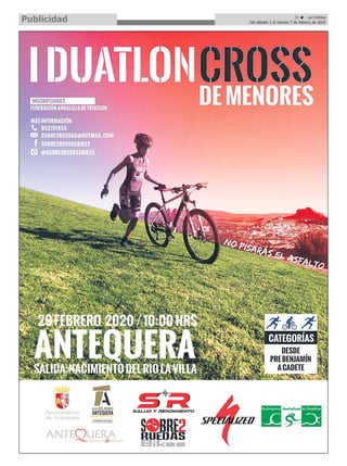 21 ç La Crónica
Del sábado 1 al viernes 7 de febrero de 2020Publicidad
 