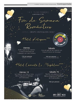 LA CRÓNICA - Del sábado 1 al viernes 7 de febrero de 2020 Contraportada
 