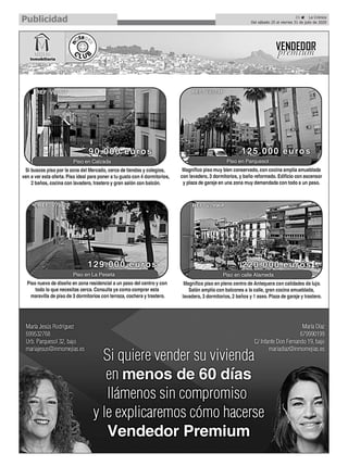 21 ç La Crónica
Del sábado 25 al viernes 31 de julio de 2020Publicidad
 