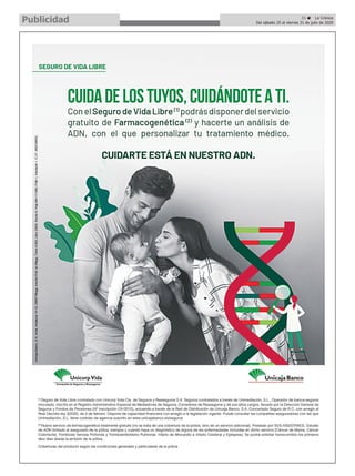 31 ç La Crónica
Del sábado 25 al viernes 31 de julio de 2020Publicidad
 