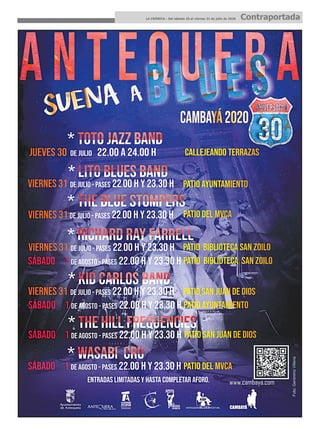 LA CRÓNICA - Del sábado 25 al viernes 31 de julio de 2020 Contraportada
 