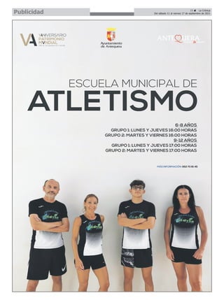 25 ç La Crónica
Del sábado 11 al viernes 17 de septiembre de 2021
Publicidad
 