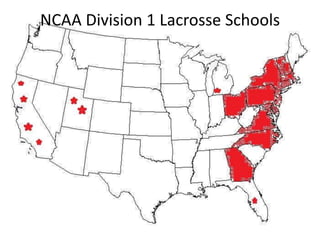 NCAA Division 1 Lacrosse Schools
 