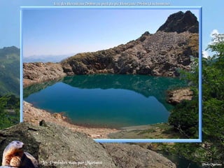Lac des Hermitans 2840m au pied du pic Hourgade 2964m (Luchonnais) . 