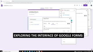 google form for creating quiz online | PPT