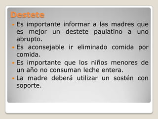 Lactancia