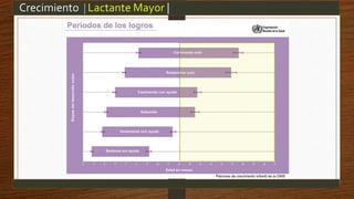 Crecimiento |Lactante Mayor |
 
