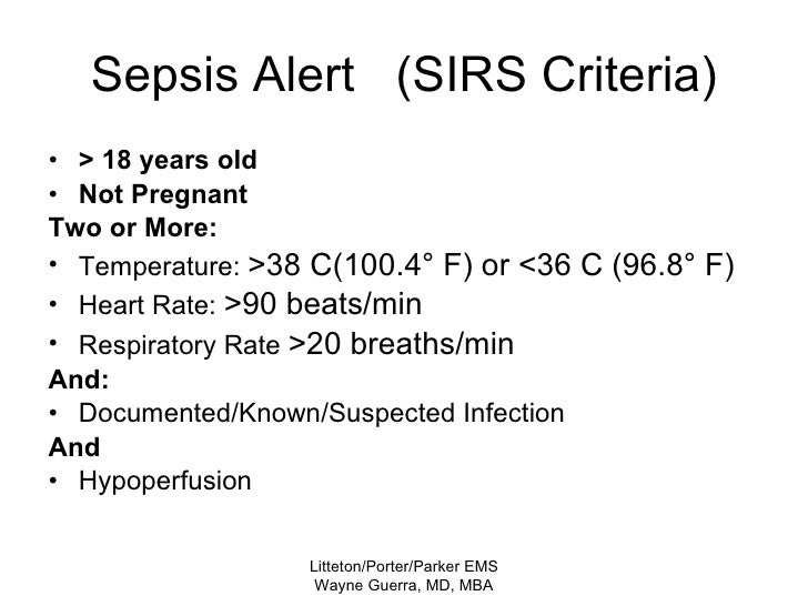 Lactate How Sick Is Your Patient
