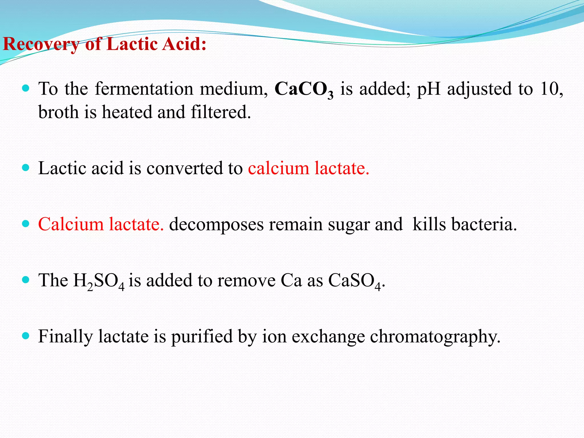 Lactic acid, cheese, glutamic production