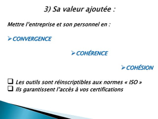 L’ORGANISATION :Doit être précise mais souple et malléableComment l’authentifier ?